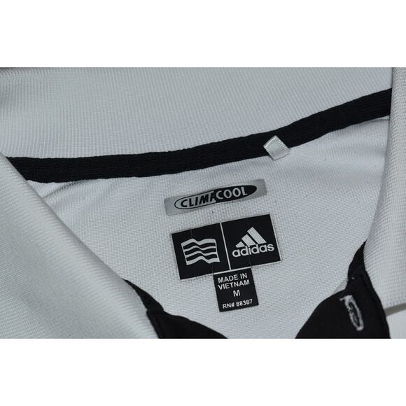 Adidas Golf Polo Shirt Mens Size Medium Polyester Performance Sweetwater - Picture 8 of 10